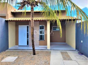 Casa · 90m² · 3 Quartos · 2 Vagas · Casa plana 3 dormitórios 2 banheiros - próximo ao centro do Aquiraz -CE