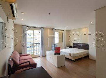 Apartamento · 27m² · 1 Quarto · 1 Vaga · Flat em Jardim Paulista, São Paulo/SP de 27m² 1 quartos para locação R$ 2.000,00/mes