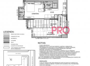 Apartamento · 58m² · 1 Quarto · Penthouse 57m² no Brooklin.