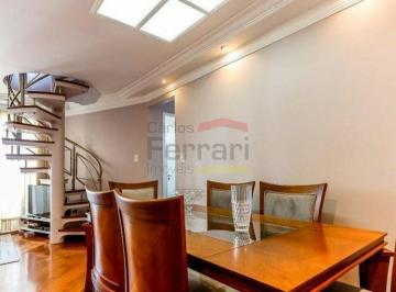 Apartamento · 135m² · 2 Quartos · 2 Vagas · COBERTURA COM 2 DORMITÓRIOS, 2 VAGAS DE GARAGEM, ÁREA GOURMET COM CHURRASQUEIRA