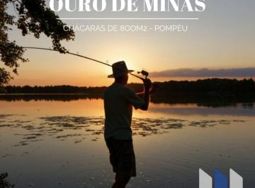 Terreno · 800m² · CHÁCARAS DE 800M2 PRÓXIMAS AO RIO SÃO FRANCISCO - POMPÉU