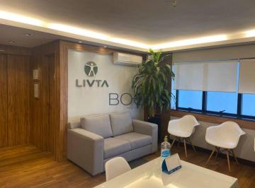 Recepção · Conjunto Comercial Mobiliado á venda no Itaim Bibi com 104m² - Victoria Plaza