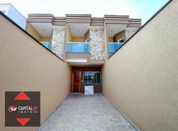 771845bde9c4504b53e8ecdb7fe33f522b808c9d · Sobrado frontal à venda, 02 quartos sendo 02 suítes, 02 vagas, 98 m² por R$ 690.000 - Cidade Patriar