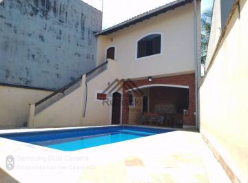 Casa · 368m² · 4 Quartos · 3 Vagas · CASA LADO PRAIA COM 04 DORMITÓRIOS - 350 METROS DO MAR- ITANHAÉM/SP.