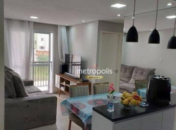 Sala · Apartamento com 2 dormitórios à venda, 46 m² por R$ 359.000,00 - Parque Jaçatuba - Santo André/SP