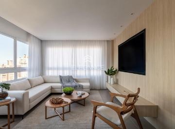 Living · Apartamento de luxo com 3 suítes e 2 vagas na Auxiliadora, Porto Alegre-RS: seu novo lar aguarda!