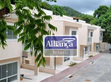 o condomínio com as casas prontas · Casa com 3 dormitórios à venda, 118 m² por R$ 637.500,00 - Itaipu - Niterói/RJ
