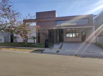 Foto 01 · Casa de luxo em condomínio no Loteamento Parque dos Alecrins, Campinas-SP: 3 quartos, 3 suítes, 2 sa