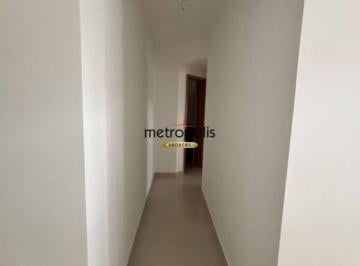 Corredor  · Apartamento com 2 dormitórios para alugar, 67 m² por R$ 3.677,10/mês - Santa Maria - São Caetano do 