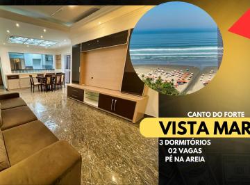 Apartamento de 3 quartos, Praia Grande · Apartamento grande 3 quartos praia do Canto do Forte em Praia Grande SP