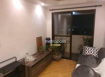 Sala · Apartamento com 3 dormitórios à venda, 72 m² por R$ 554.000,00 - Vila Apiaí - Santo André/SP