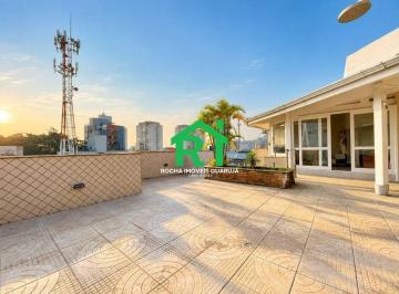 Sala · Cobertura com 4 quartos (2 suítes), 1 vaga à venda no Tombo, Guarujá
