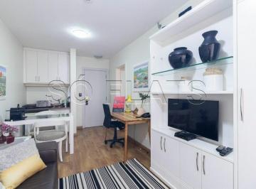 Apartamento · 35m² · 1 Quarto · 1 Vaga · Flat Grand Mercure Itaim disponível com 35m², 01 dormitório e 01 vaga de garagem