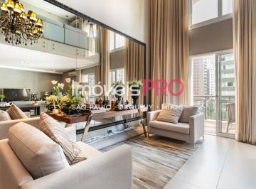 Apartamento · 163m² · 2 Quartos · 2 Vagas · Apartamento duplex em Moema Pássaros com 2 suítes com renda