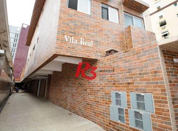 900fa023c825ca1c3110de2bea14dadd49447e32 · Sobrado com 2 dormitórios à venda, 103 m² por R$ 690.000 - Campo Grande - Santos/SP