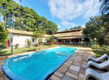 Foto 01 · Luxuosa casa em condomínio à venda em Carapicuíba-SP, na Chácara dos Lagos: 3 quartos, 3 suítes, 3 s