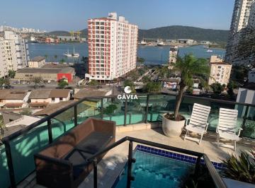 Apartamento · 600m² · 6 Quartos · 7 Vagas · Cobertura à venda no Ponta da Praia em Santos.