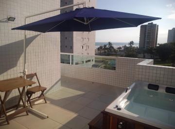 Apartamento de 3 quartos, Praia Grande · Cobertura vista mar com hidromassagem | Mobiliada | 03 Suítes