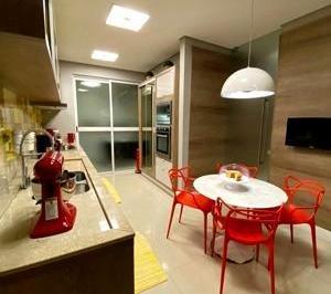 Foto 01 · Apartamento de luxo para locação no Boqueirão, Santos-SP: 3 quartos, 2 suítes, 2 salas, 5 banheiros,