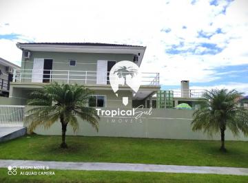 Casa · 220m² · 5 Quartos · 3 Vagas · Sobrado com Piscina para Locação Temporada Atami Sul, PONTAL DO PARANA - PR