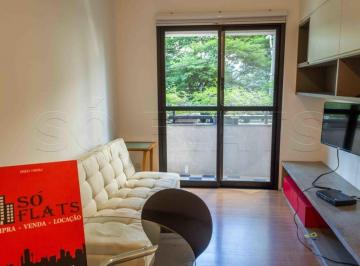 Apartamento · 45m² · 1 Quarto · 1 Vaga · Flat em Cidade Monções, São Paulo/SP de 45m² 1 quartos para locação R$ 4.100,00/mes