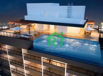 Piscina · Apartamento com 1 dormitório à venda, 41 m² por R$ 550.000,00 - Enseada - Guarujá/SP