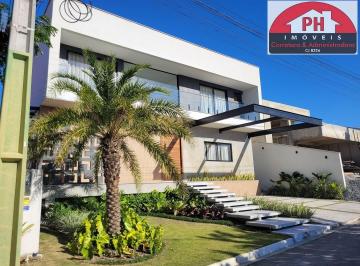 Casa · 375m² · 5 Quartos · 2 Vagas · Espetacular Duplex - 5 Suítes & Lazer Completo no Cond. Blue Garden