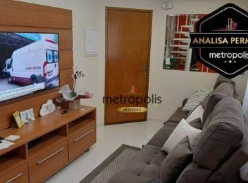 68c227d6c289fb35af86ea78c057589b60fcc8b5 · Cobertura à venda, 128 m² por R$ 715.000,00 - Nova Gerti - São Caetano do Sul/SP
