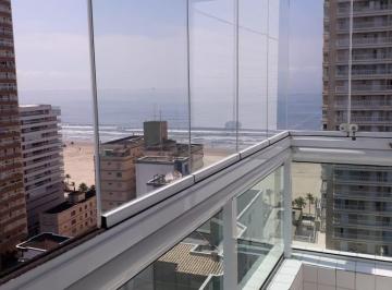 Apartamento de 3 quartos, Praia Grande · Oportunidade! Vista mar 03 Dormitórios alto padrão, 02 vagas