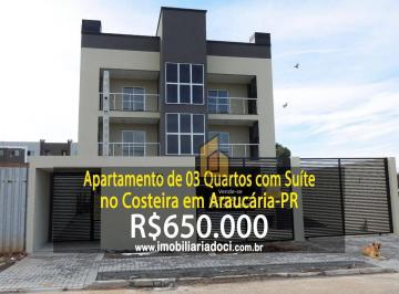 bd5fb9a87d3ccf06dfa6b86884e0e8cbeae5cc92 · Apartamento de 03 Quartos com suíte no Costeira em Araucária-PR - A Venda por R$650.000,00