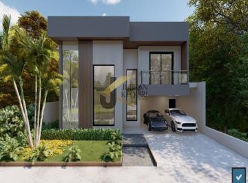 Foto 01 · Casa à venda em Valinhos, em construção, 3 suítes, uma com closet, 3 vagas. Salas de estar, jantar e
