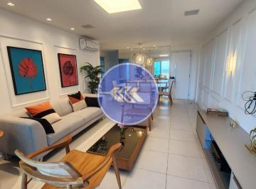 Apartamento · 115m² · 3 Quartos · 2 Vagas · Apartamento frente mar e mobiliado no Golf Ville com 3 suítes.
