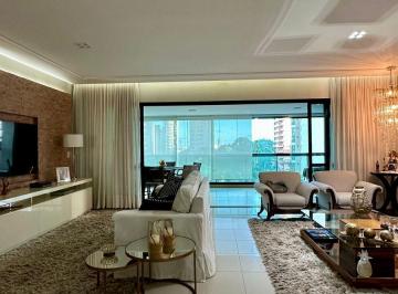 Foto 01 · Apartamento Horto Florestal, 235m², fino acabamento, climatizado, vista mar, nascente total, gabinet