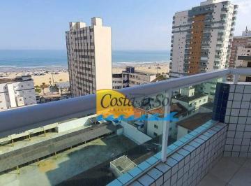 8154f8323cb98249faccd02c0e090a1e9d6ed1c7 · Apartamento Duplex com 3 dormitórios à venda, 147 m² por R$ 1.100.000,00 - Vila Guilhermina - Praia