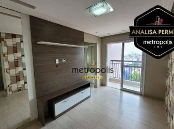 Sala · Apartamento à venda, 52 m² por R$ 400.000,00 - Vila Áurea - São Bernardo do Campo/SP
