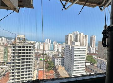 Apartamento de 1 quarto, Praia Grande · Financiamento direto | Vista mar 01 Dormitório alto padrão FLAT no Boqueirão