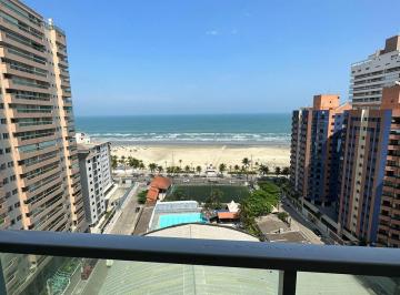 Apartamento de 2 quartos, Praia Grande · Apartamento 2 Quartos Vista ao Mar Novo Sacada Gourmet