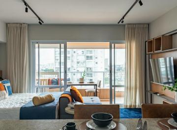 Apartamento · 42m² · 1 Quarto · 1 Vaga · Lindo Studio no Campo Belo, 1 dormitório, 1 vaga