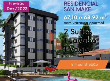 Apartamento · 67m² · 2 Quartos · 1 Vaga · Apartamento c/ 2 suites - SAN MAKE - Atibaia