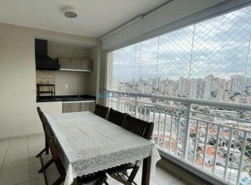 Apartamento · 82m² · 3 Quartos · 2 Vagas · 3 dormitórios, 1 suíte, 2 vagas, varanda gourmet e depósito grande - Vila Gumercindo