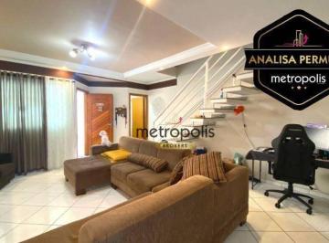 203e8060b0e166ebf0a28b88b398a18c76bccec0 · Sobrado à venda, 140 m² por R$ 774.000,00 - Vila Camilópolis - Santo André/SP