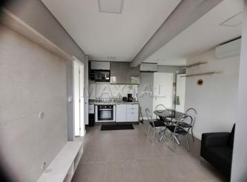 Apartamento · 50m² · 2 Quartos · Apartamento com dois dormitórios, uma suíte, sala, cozinha americana e outro banheiro completo.