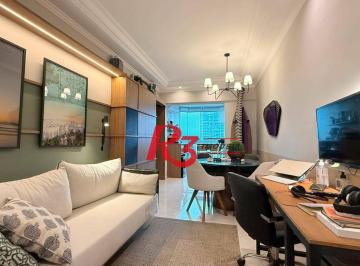 b30f363e052f0c9100673a71ad724eb3294e17ce · Apartamento com 2 dormitórios à venda, 70 m² por R$ 830.000,00 - Encruzilhada - Santos/SP