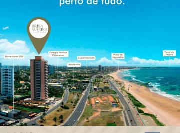 Apartamento de 2 quartos, Salvador · Apartamento 2/4 com suite e varanda na orla,  Brisa Marina 