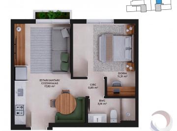 Captura de Tela 2023-09-11 a?s 11.57 · Apartamento de 1 dorm no bairro Pedra Branca