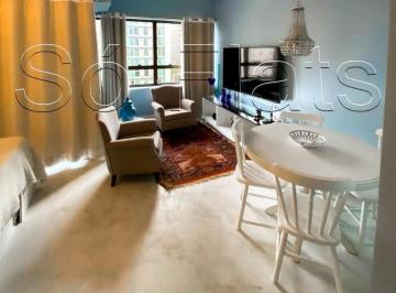 Apartamento · 30m² · 1 Quarto · 1 Vaga · Flat mobiliado no Jardim Paulista com vaga próximo à Avenida Paulista e Rua Oscar Freire