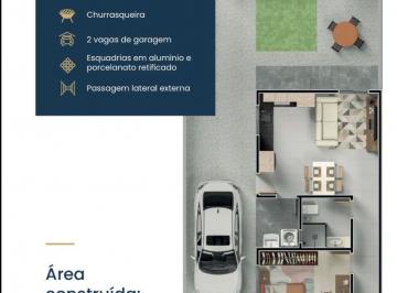 Casa de 2 quartos, Cascavel · Casa para Venda em Cascavel/PR - 2 Dorm, sendo 1 suíte, 69,50 m2 Área Útil, 152 m2 de terreno