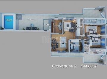 Apartamento · 256m² · 3 Quartos · 2 Vagas · Cobertura de luxo de 3 quartos com lazer completo e 2 vagas