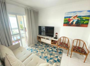 Apartamento de 2 quartos, Praia Grande · Apartamento com vista para o mar a venda Maracanã Mirim em Praia Grande SP