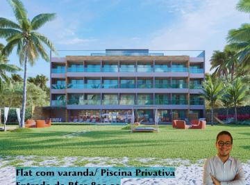 Apartamento de 1 quarto, Tamandaré · Vendo flat com varanda na Beira Mar de Carneiros